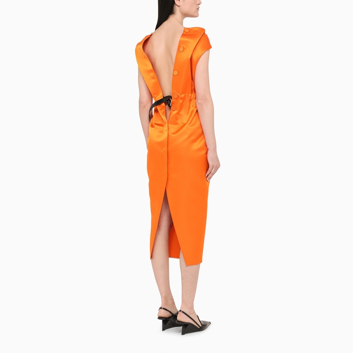 PRADA プラダ Orange ドレス レディース 春夏2022 P3H20K393/K_PRADA-F0049 【関税・送料無料】【ラッピング無料】 ff