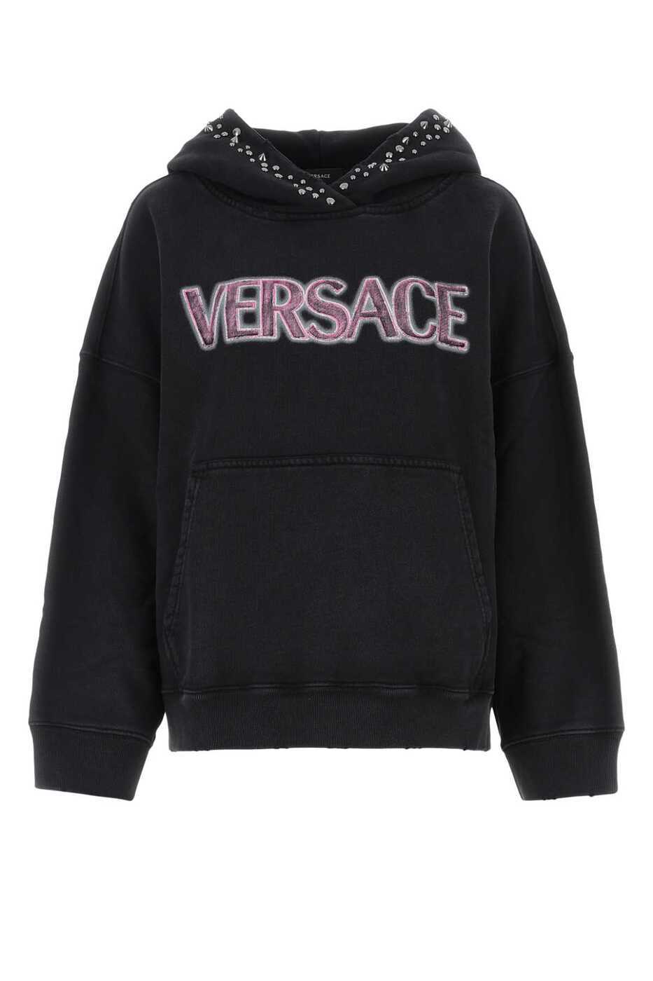 륵 VERSACE T ȥåץ ǥ ֥å T-shirts and tops 10081701A06531 2...