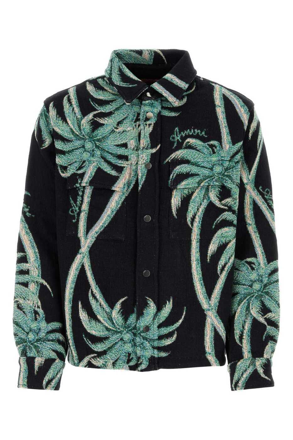 1000OFF!! ߥ AMIRI   ޥ顼 Shirts AMTAOS1002 BLACK Prin...