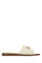 【三連休限定1000円OFF】 バリー BALLY サンダル レディース ホワイト Sandals ELOISEFLATWF1028 BONE1550 White 関税 送料無料 ラッピング無料 2022SS gb