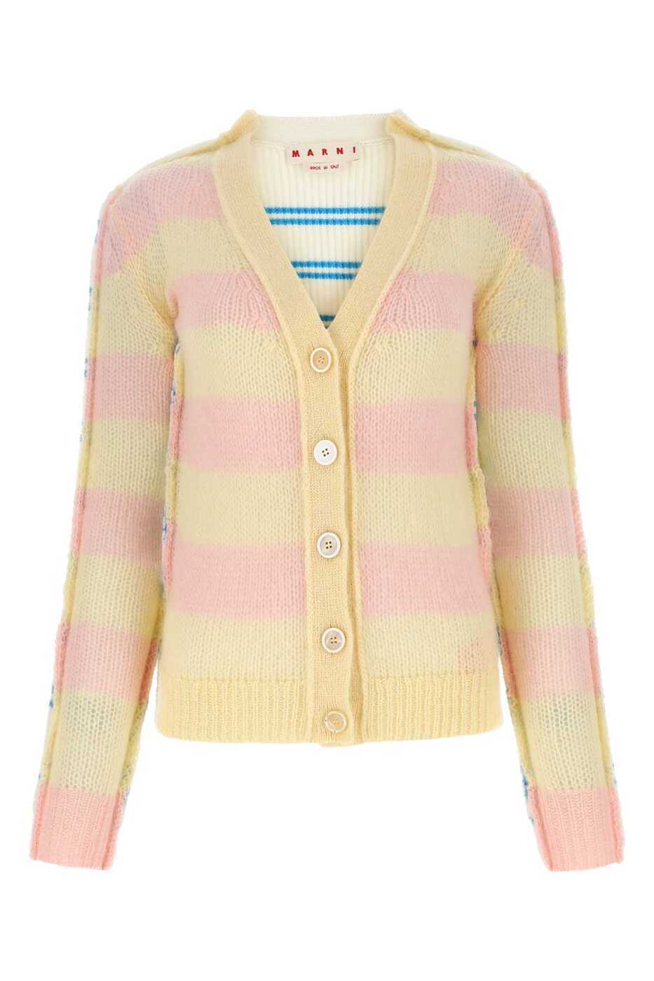 ޥ MARNI  ˥åȥ ǥ Knitwear CDMD0304Q0UFU190 MXY06 Stripped ...