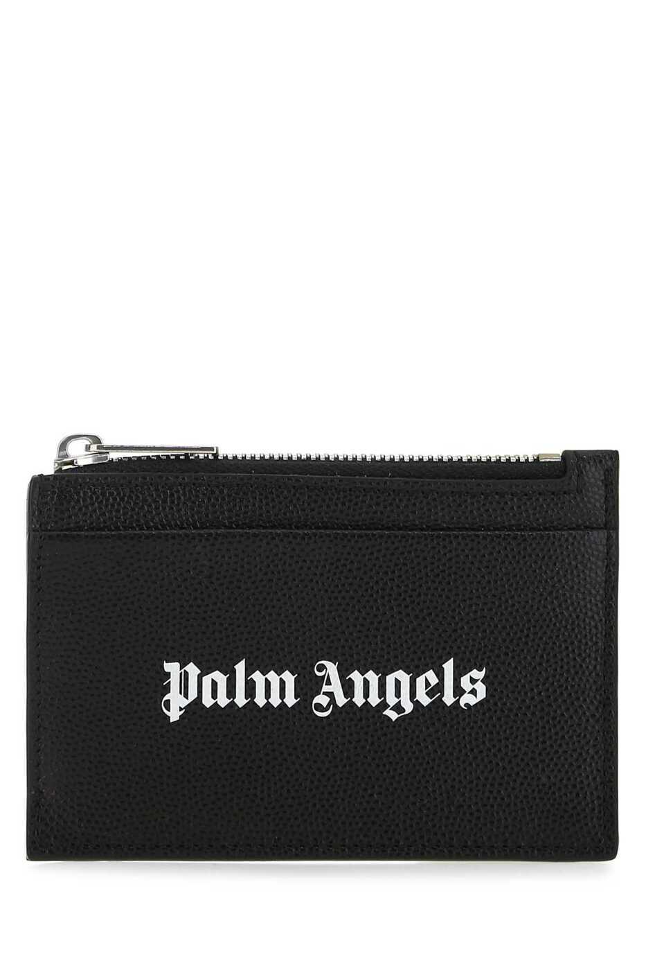 楽天BRANDSHOP・クラージュ楽天市場店【本日ポイント最大4倍!!】 パーム エンジェルス PALM ANGELS カードホルダー 財布 メンズ ブラック Wallets and Card Holders PMND007F22LEA002 1001 Black 関税 送料無料 ラッピング無料 2022AW gb
