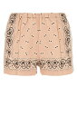 パーム エンジェルス PALM ANGELS デニムショーツ ショーツ レディース マルチカラー Denim shorts PWCB047S24FAB001 3003 Printed 関税 送料無料 ラッピング無料 2024SS gb