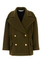 【本日ポイント4倍!!】 パーム エンジェルス PALM ANGELS トレンチコート コート レディース グリーン Coats and trench coats PWER021F23FAB001 5676 Green 関税 送料無料 ラッピング無料 2023AW gb