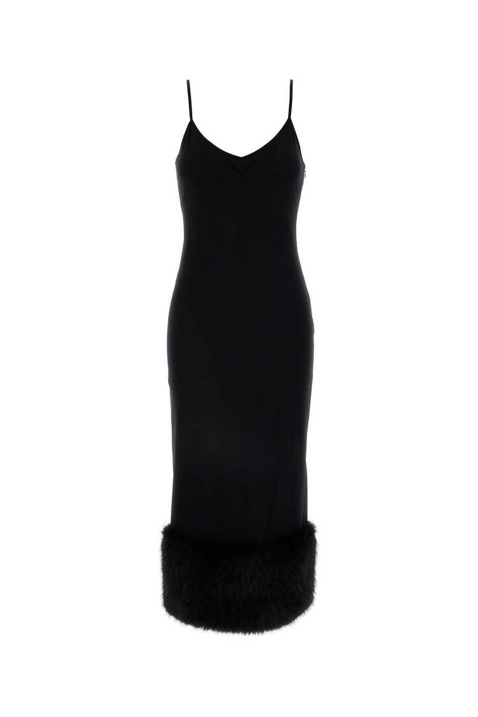 ץ PRADA ԡ ɥ쥹 ǥ ֥å Dresses 33600SOOO16A0 F0002 Black  ...