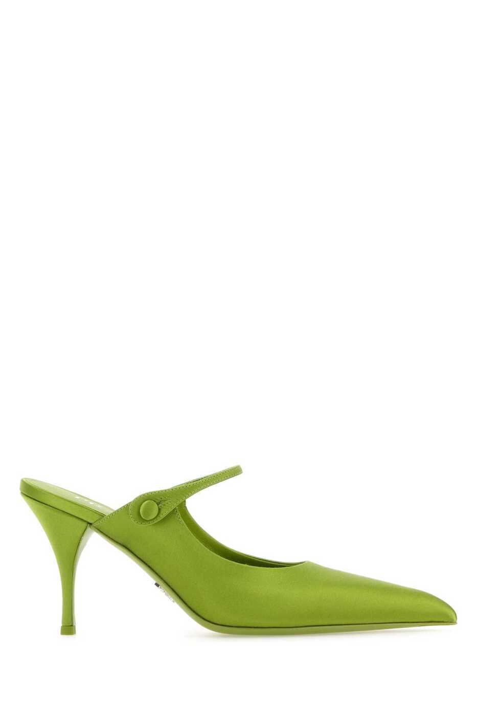 ץ PRADA ϥҡ ѥץ ǥ ꡼ High heels 1I483NFA085049 F0613 Green ...
