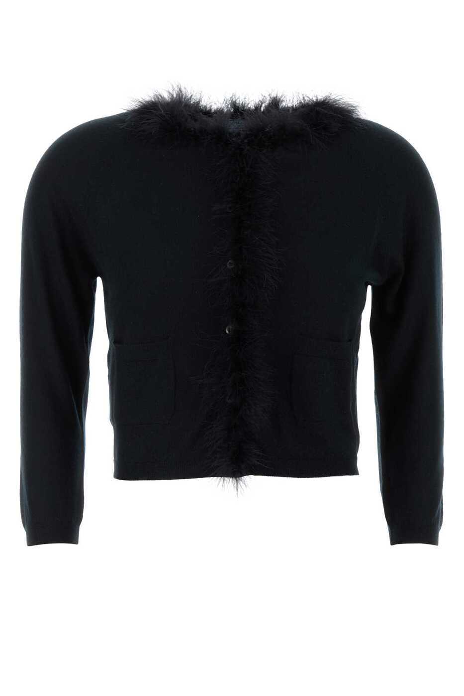 ץ PRADA  ˥åȥ ǥ ֥å Knitwear P25N33SOOO16BH F0002 Black ...