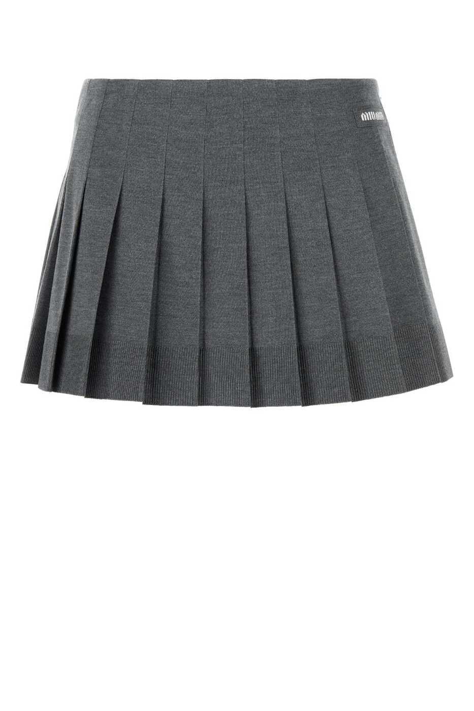 ߥ奦 ߥ奦 MIU MIU  ǥ 졼 Skirts MG2333SOOO15Q9 F0I13 Grey  ̵...