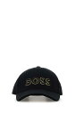 【三連休限定1000円OFF】 ボス BOSS ハット 帽子 メンズ ブラック Hats 50519247 003 Black 関税 送料無料 ラッピング無料 2024AW gb