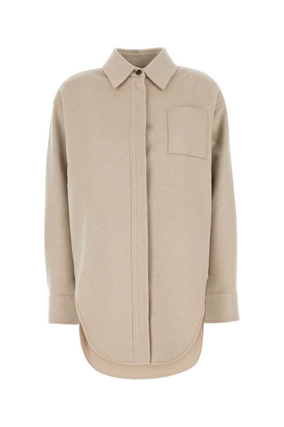 ロエベ LOEWE シャツ レディース Shirts S359Y02XD5 LIGHTBEIGEMELANGE Beige o Tan 関税 送料無料 ラッピング無料 2025SS gbのサムネイル