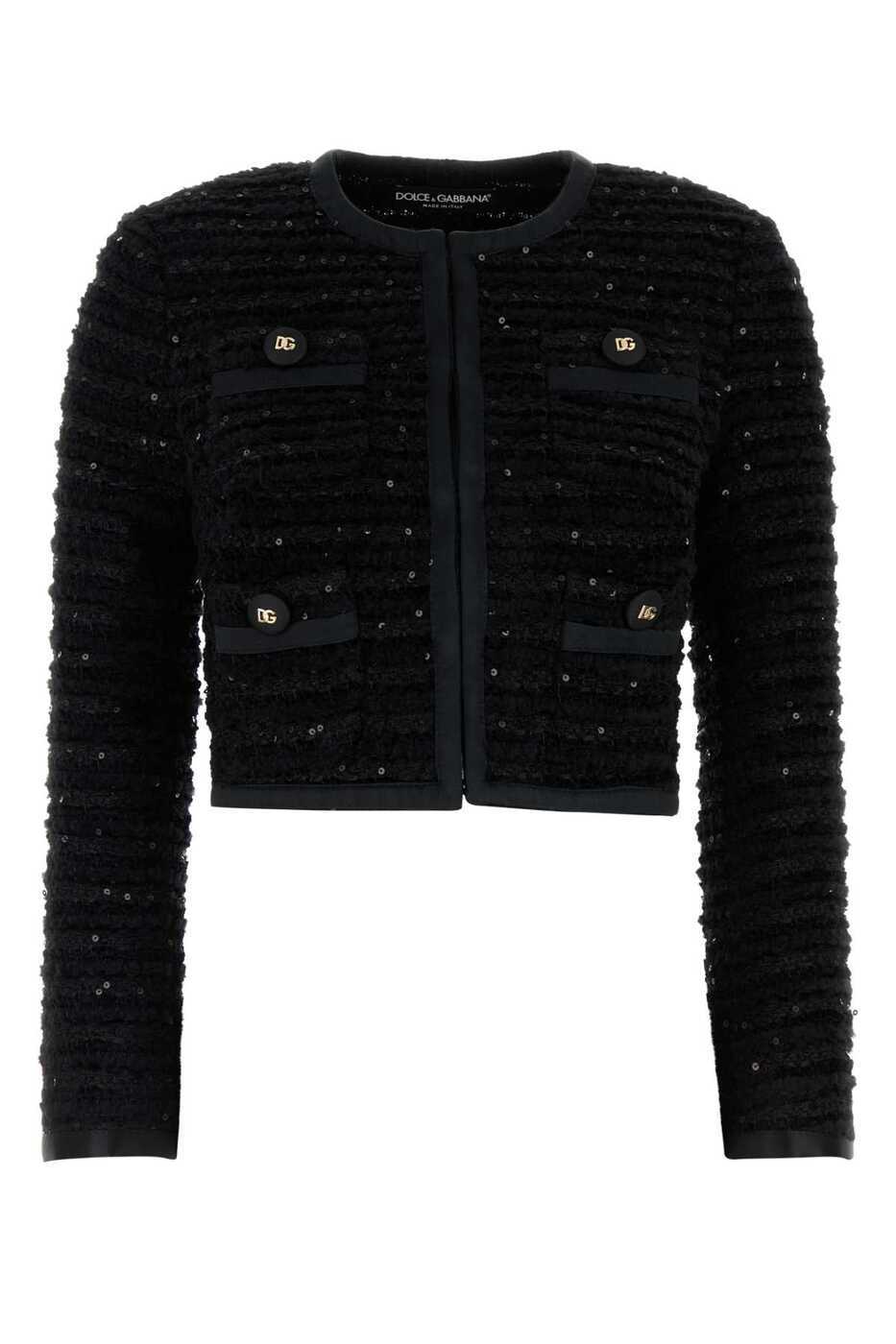 ɥ&åС DOLCE&GABBANA  ٥ ǥ ֥å Vests F27CETHUMKN N0000 Bla...