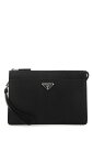 プラダ PRADA クラッチバッグ メンズ ブラック Clutch and Wristlets Bags 2VF032VOOI9Z2 F0002 Black 関税 送料無料 ラッピング無料 gb