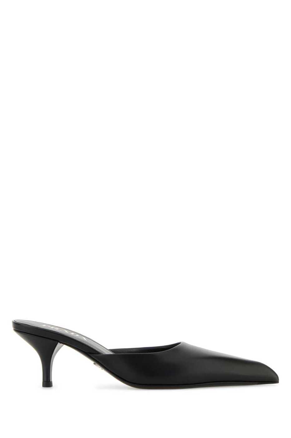 ץ PRADA ϥҡ ѥץ ǥ ֥å High heels 1I975NFB055070 F0002 Black ...