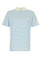 【本日ポイント4倍!!】 プラダ PRADA Tシャツ トップス メンズ T-shirts and tops UJN765SWMO17KS F0W3B Stripped 関税 送料無料 ラッピング無料 2025AW gb
