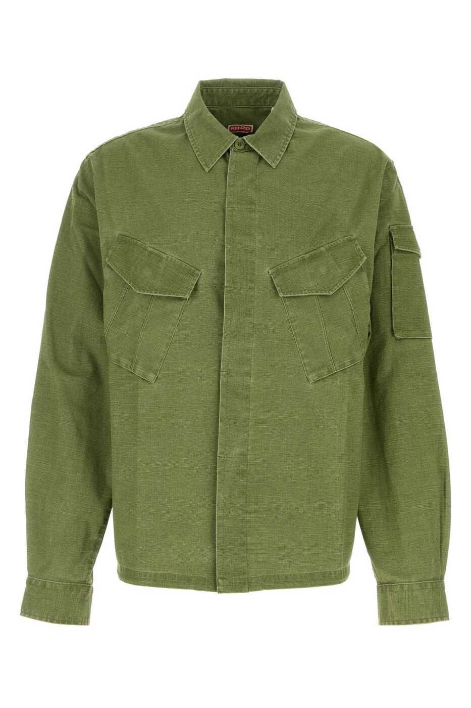 󥾡 KENZO   ꡼ Shirts FF55CH5339GD 48 Green  ̵ åԥ̵ 2...