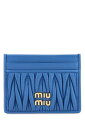 【三連休限定1000円OFF】 ミュウ ミュウ MIU MIU カードホルダー 財布 レディース ブルー Wallets and Card Holders 5MC076AFPP F0V98 Light Blue 関税 送料無料 ラッピング無料 2025AW gb