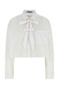 プラダ PRADA シャツ レディース ホワイト Shirts P462ISOOO1XV2 F0009 White 関税 送料無料 ラッピング無料 2025AW gb