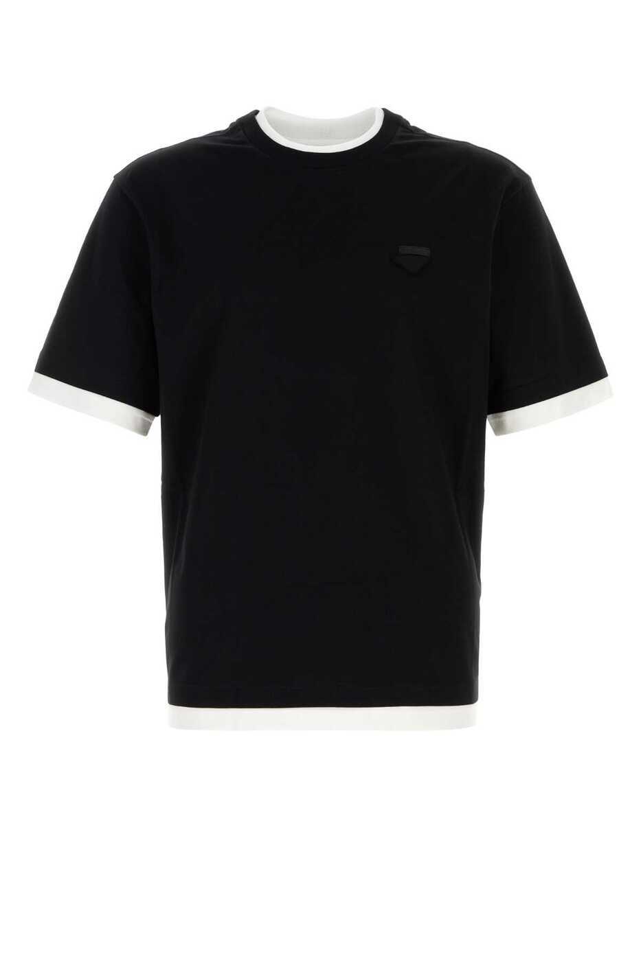 Tシャツ・カットソー PRADA FW25 Black cotton t-shirt (UJL73BSWMO11CD F0967) 楽天市場】PRADA(Tシャツ・カットソー|トップス):メンズ