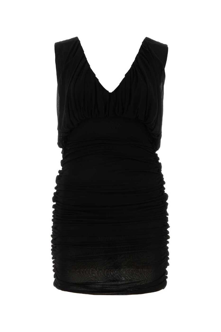   SAINT LAURENT PARIS ԡ ɥ쥹 ǥ ֥å Dresses 729750Y5G98 1000 Black  ̵ åԥ̵ 2023SS gb