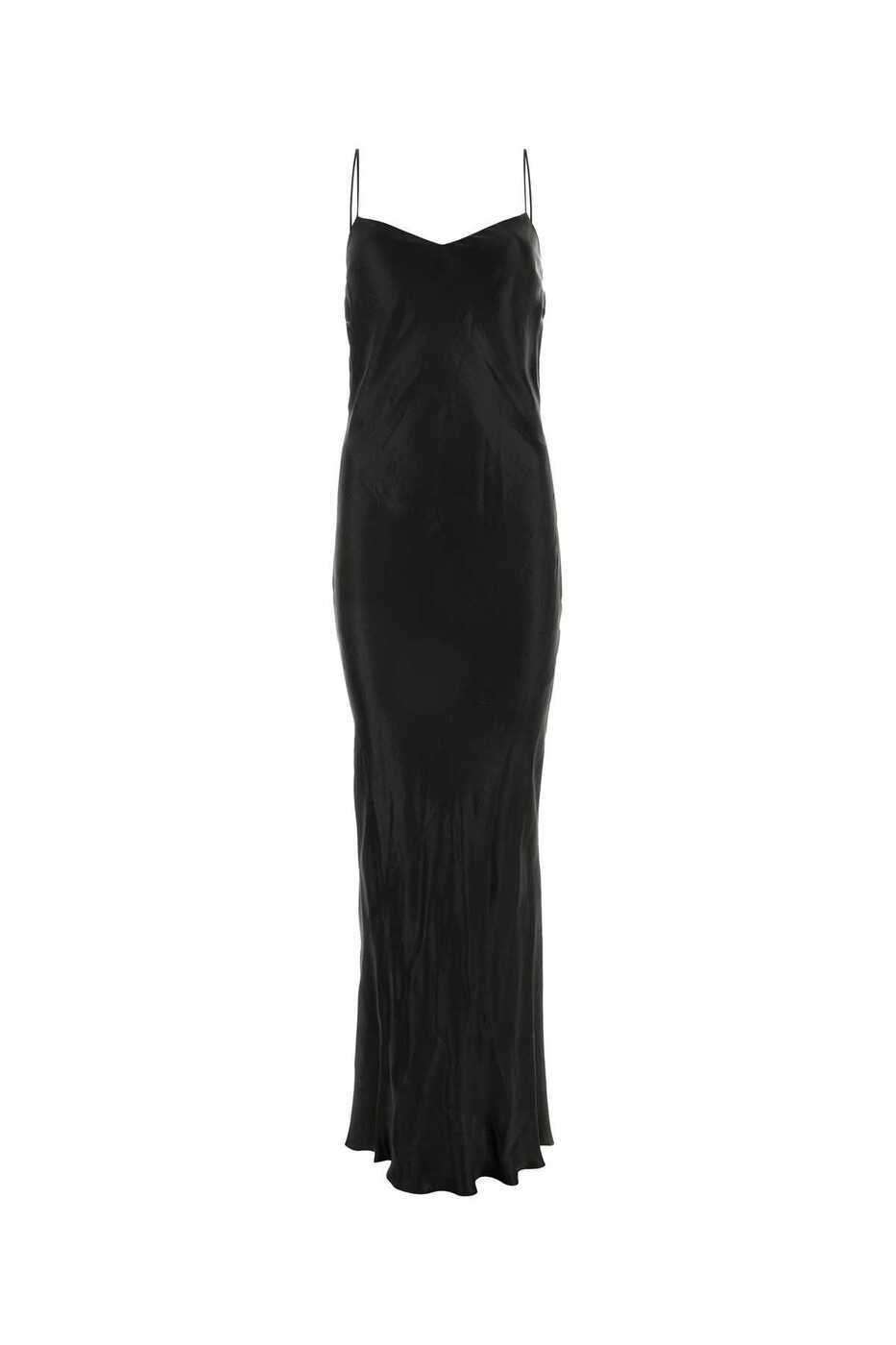 スーパーSALE開催!!全商品クーポン使えます!! イヴ サンローラン SAINT LAURENT PARIS ワンピース ドレス レディース ブラック Dresses 757792Y6H20 1000 Black 関税 送料無料 ラッピング無料 2023AW gbのサムネイル