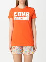 【1000円OFFクーポン配布中!!】 ラブモスキーノ LOVE MOSCHINO ポロシャツ Tシャツ レディース T-shirts and polo shirts W4F732FM3876 Peach 関税 送料無料 ラッピング無料 2022SS gi