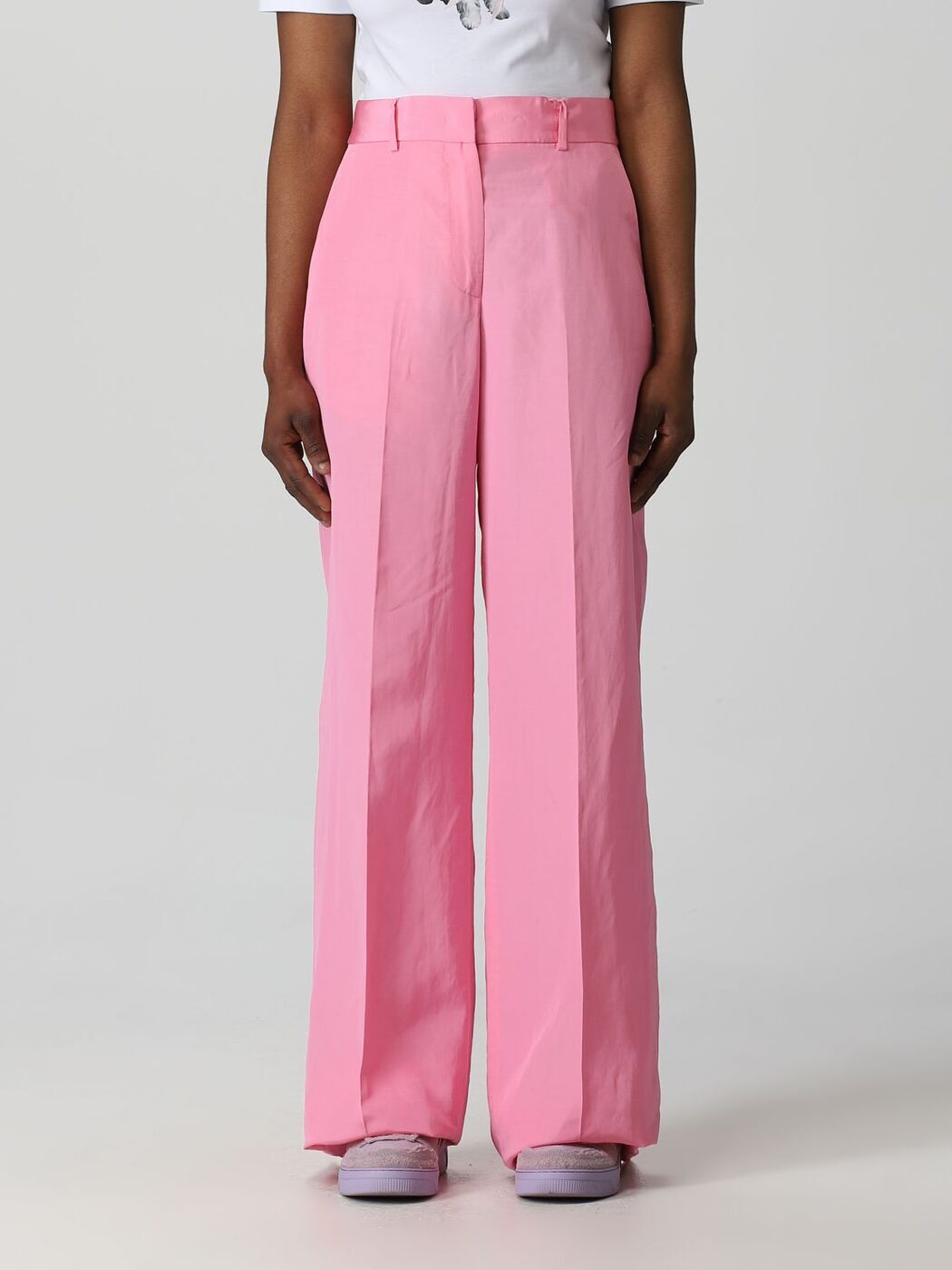 २ MSGM ܥ ѥ ǥ ѡץ Trousers 3442MDP13237309 Fuchsia  ...
