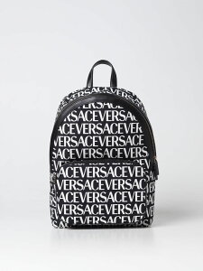 VERSACE ヴェルサーチ ブラック Black バックパック メンズ 春夏2023 10077031A06766 【関税・送料無料】【ラッピング無料】 gi