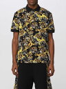 ヴェルサーチ ジーンズ クチュール VERSACE JEANS COUTURE ポロシャツ メンズ ブラック Polo shirts 74GAG6S074UP621 Black 関税 送料無料 ラッピング無料 2023SS gi