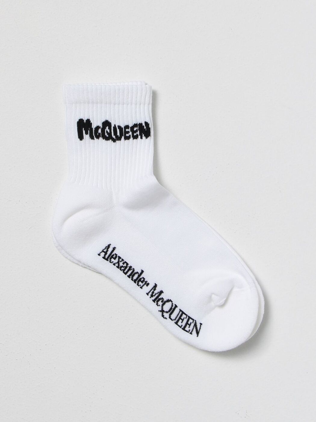 【本日5の付く日ポイント4倍!】 ALEXANDER MCQUEEN アレキサンダー マックイーン ホワイト White ソックス レディース 春夏2023 6979553E03Q 【関税・送料無料】【ラッピング無料】 gi