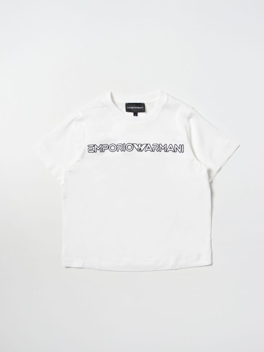 EMPORIO ARMANI KIDS エンポリオ・アルマーニキッズ ホワイト White Tシャツ ボーイズ 春夏2023 3R4TBD1JUVZ 【関税・送料無料】【ラッピング無料】 gi