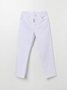 ディースクエアード DSQUARED2 レギュラーフィットジーンズ デニム ガールズ ホワイト Regular fit jeans DQ0501D0A95 White 関税 送料無料 ラッピング無料 2025SS gi