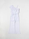 パトリツィア ペペ PATRIZIA PEPE パジャマ セットアップ ガールズ ホワイト Nightwear 7T0002A291 White 関税 送料無料 ラッピング無料 2023SS gi