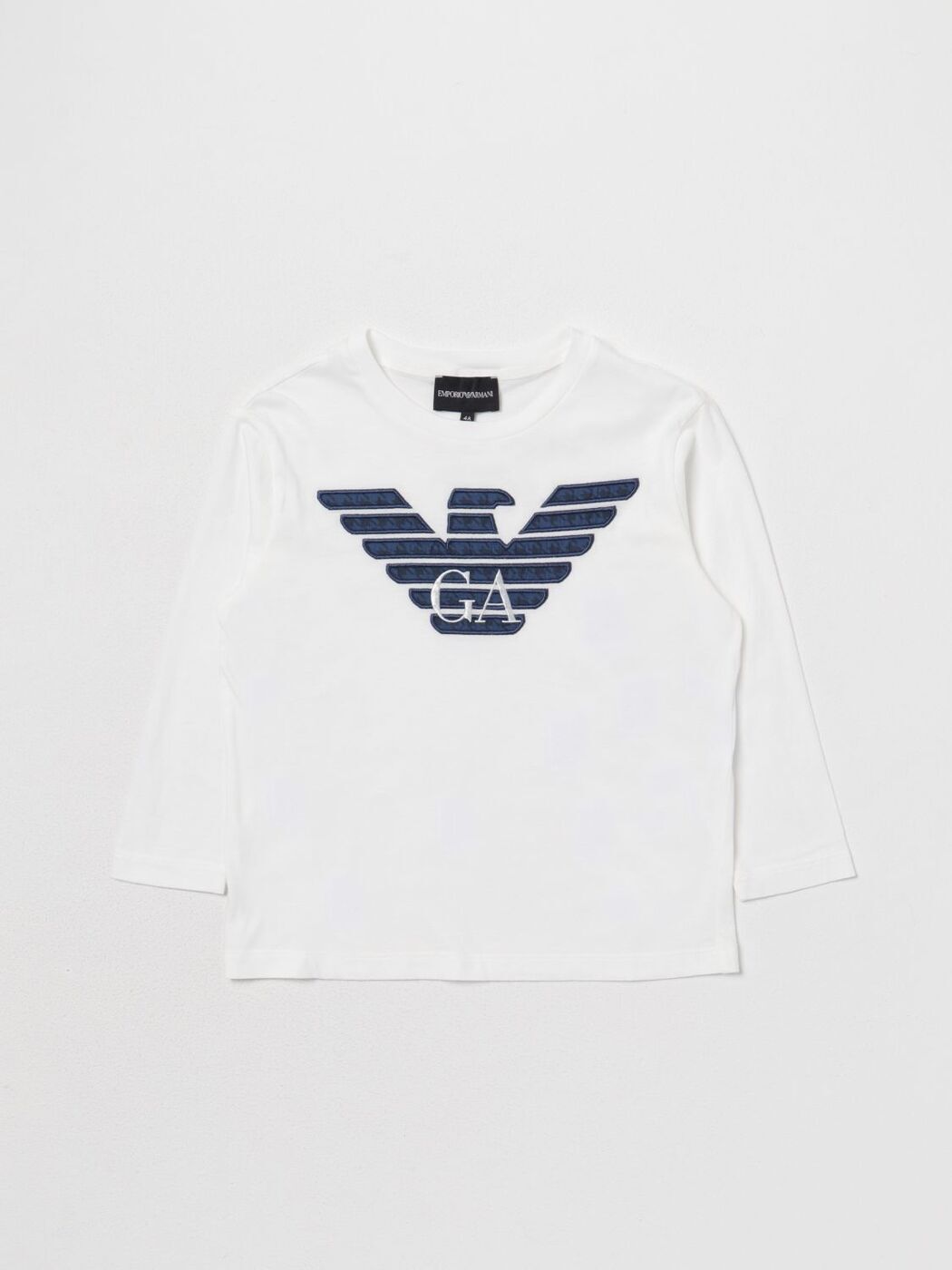 EMPORIO ARMANI KIDS エンポリオ・アルマーニキッズ ホワイト White Tシャツ ボーイズ 秋冬2023 6R4TJ31JPZZ 【関税・送料無料】【ラッピング無料】 gi