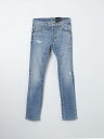 【三連休限定1000円OFF】 ディースクエアード DSQUARED2 レギュラーフィットジーンズ デニム ボーイズ Regular fit jeans DQ0236D0A6P Stone Washed 関税 送料無料 ラッピング無料 2024SS gi
