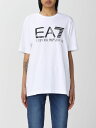 【15,000円以上1,000円OFF!!】 EA7 イーエーセブン ホワイト White Tシャツ メンズ 春夏2022 3LPT54PJ02Z 【関税・送料無料】【ラッピング無料】 gi