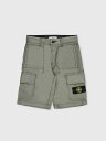 【15,000円以上1,000円OFF!!】 STONE ISLAND JUNIOR ストーン アイランド グリーン Green ショーツ ボーイズ 春夏2024 L0401 【関税・送料無料】【ラッピング無料】 gi