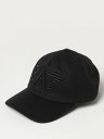 【三連休限定1000円OFF】 イーエーセブン EA7 ハット 帽子 メンズ Hats 245091CC980 Black 1 関税 送料無料 ラッピング無料 2024SS gi