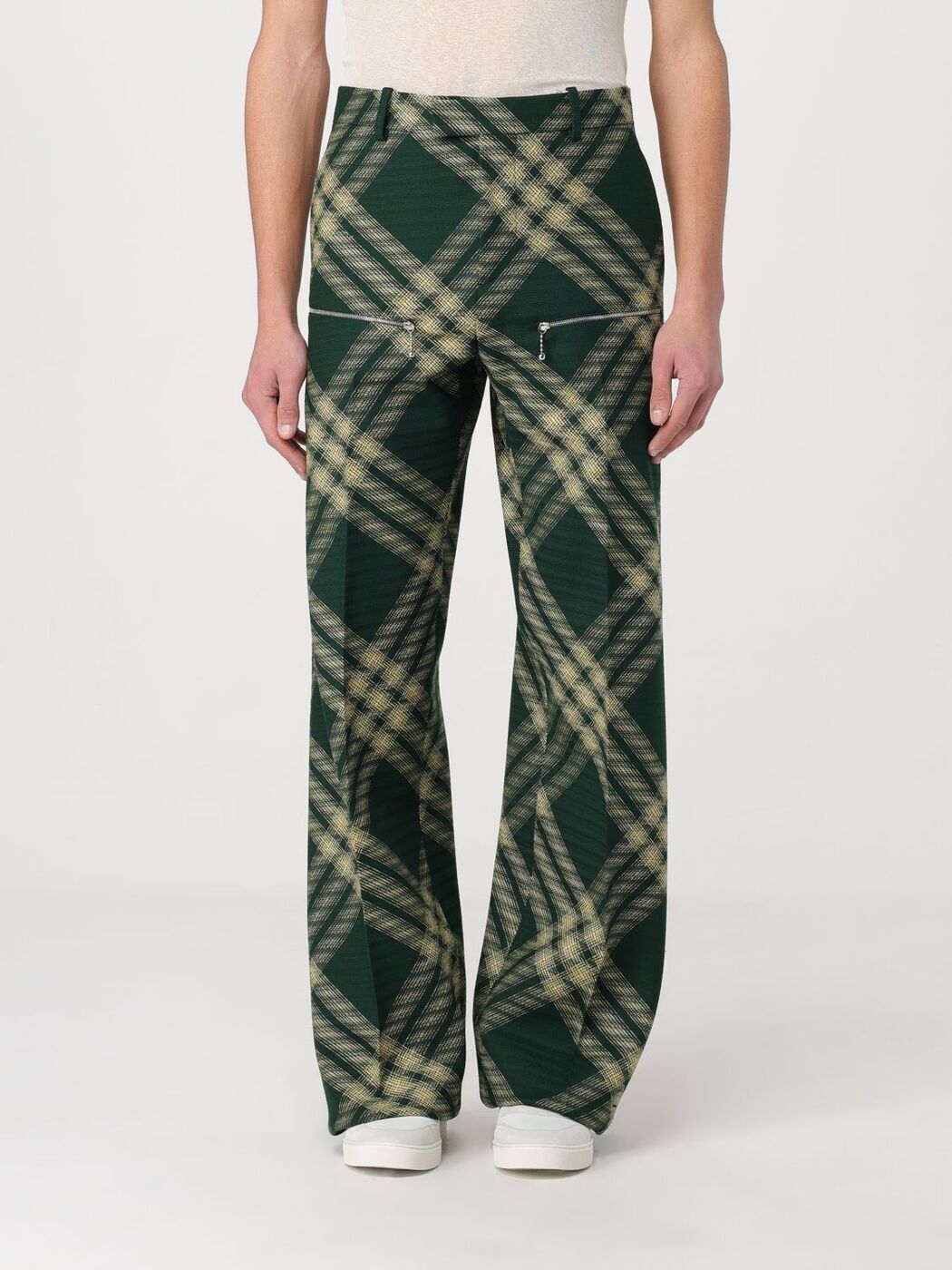 バーバリー BURBERRY ズボン パンツ メンズ グリーン Tro...(4)