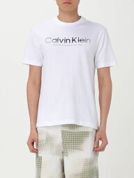 【0の付く日ポイント4倍】 CALVIN KLEIN カルバン クライン ホワイト White Tシャツ メンズ 春夏2024 K10K112497 【関税・送料無料】【ラッピング無料】 gi