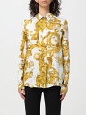【1000円OFFクーポン配布中!!】 ヴェルサーチェ・ジーンズ・クチュール VERSACE JEANS COUTURE シャツ レディース Shirts 76HAL201NS407 White 1 関税 送料無料 ラッピング無料 2024SS gi