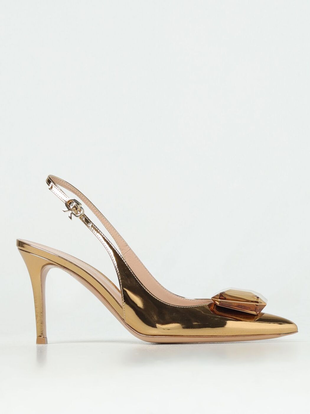 GIANVITO ROSSI ジャンヴィトロッシ ゴールド Gold パンプス レディース 春夏2024 G9532285RICMET 【関税・送料無料】【ラッピング無料】 gi