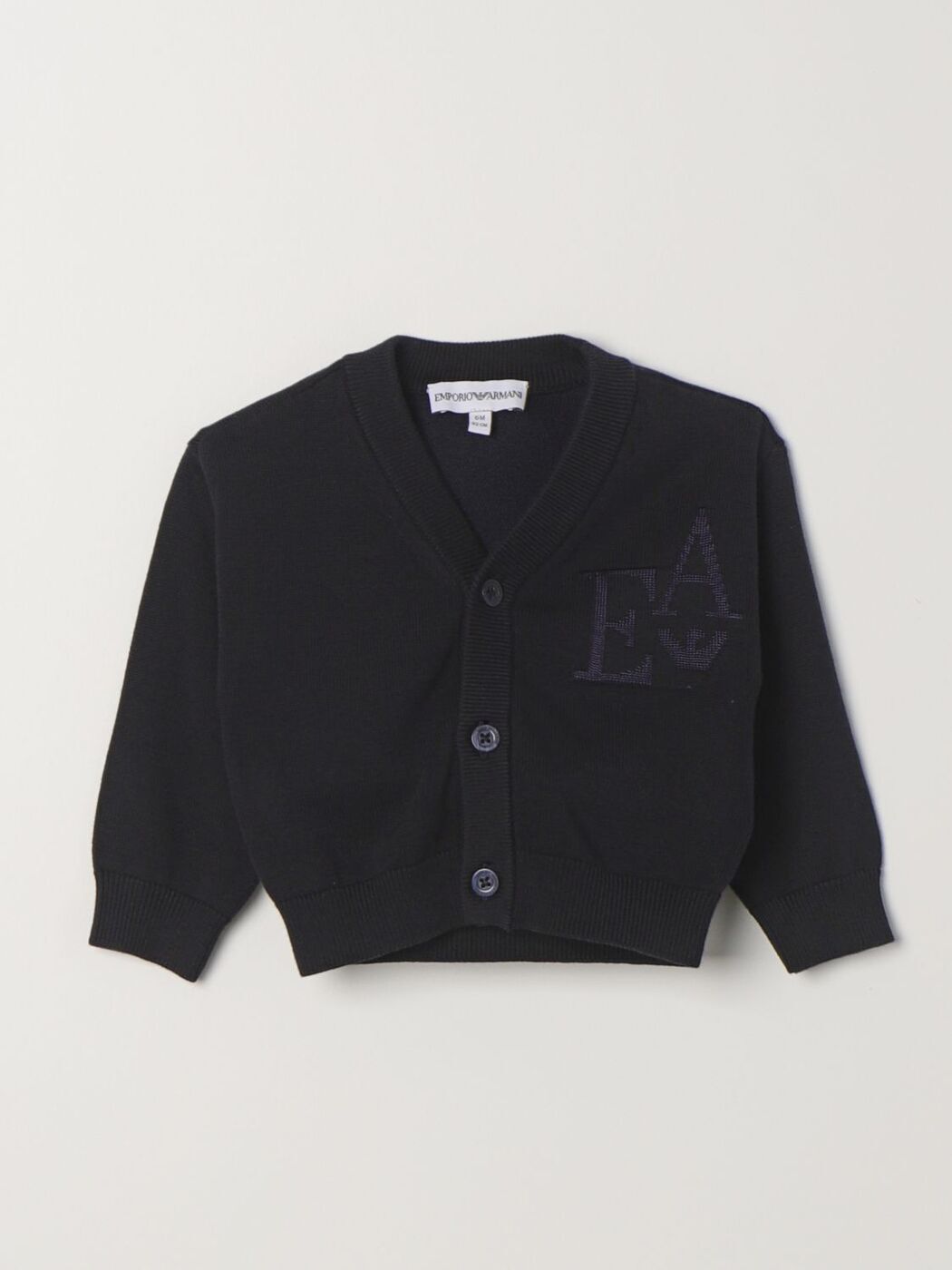 アルマーニベビー　ベビー服 【土日限定クーポン配布中！】 EMPORIO ARMANI KIDS エンポリオ・アルマーニキッズ ネイビー Navy ベビーウェア ベビーユニセックス 春夏2024 3DHM524MHUZ 【関税・送料無料】【ラッピング無料】 gi