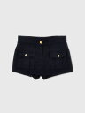 【15,000円以上1,000円OFF!!】 YOUNG VERSACE ヤングヴェルサーチ ブルー Blue ショーツ ガールズ 春夏2024 10126951A09209 【関税・送料無料】【ラッピング無料】 gi