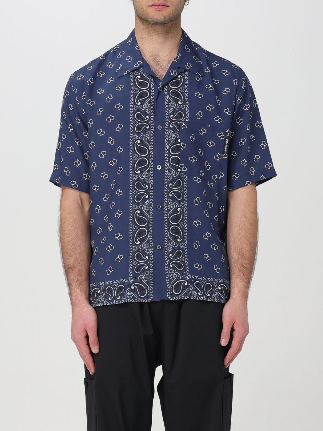 PALM ANGELS パーム エンジェルス ネイビー Navy シャツ メンズ 春夏2024 PMGG005S24FAB006 【関税・送料無料】【ラッピング無料】 giのサムネイル