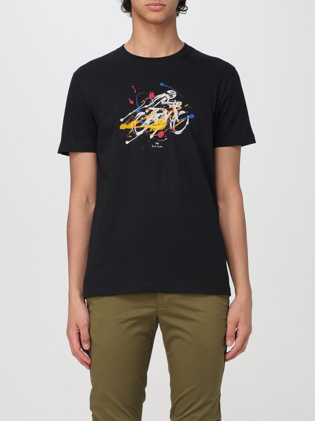 PAUL SMITH ポールスミス ブラック Black Tシャツ メンズ 春夏2024 M2R010RMP4448 【関税・送料無料】【ラッピング無料】 gi