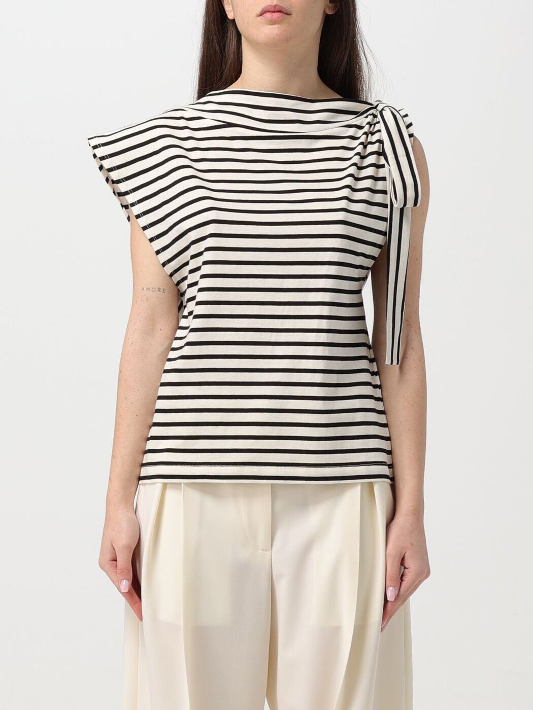 ݥȺ4!! २ MSGM T ȥåץ ǥ ֥å T-shirts and tops 36...