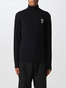 カール ラガーフェルド KARL LAGERFELD セーター ニットウェア メンズ ネイビー Knitwear 655014524399 Navy 関税 送料無料 ラッピング無料 2023AW gi