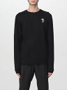 カール ラガーフェルド KARL LAGERFELD セーター ニットウェア メンズ ブラック Knitwear 655013524399 Black 関税 送料無料 ラッピング無料 2023AW gi