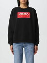 ケンゾー KENZO トレーナー レディース ブラック Sweatshirts FC62SW0024MF Black 関税 送料無料 ラッピング無料 2023AW gi