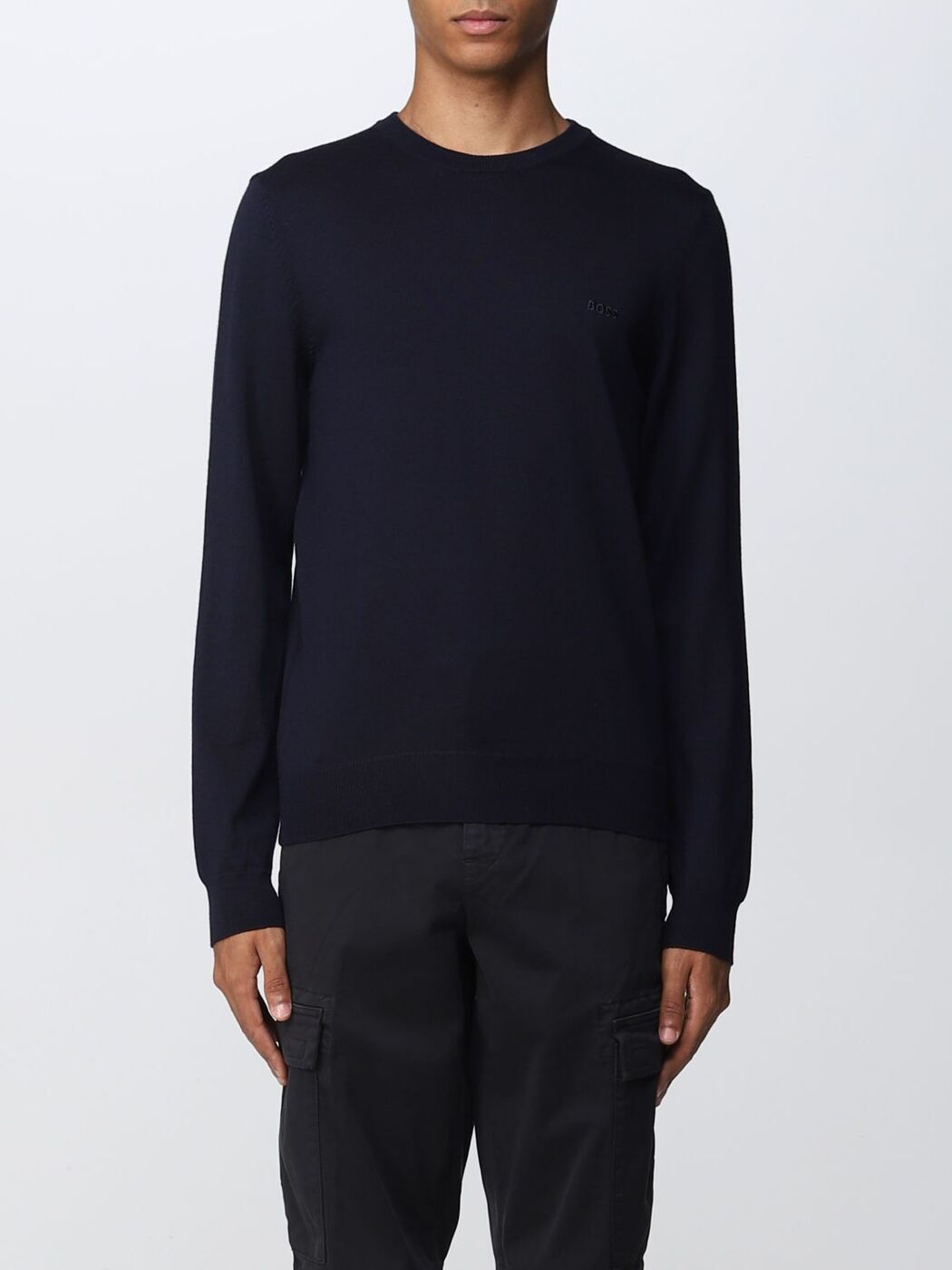 ܥ BOSS  ˥åȥ  ֥롼 Knitwear 50476364 Blue  ̵ åԥ̵ 202...